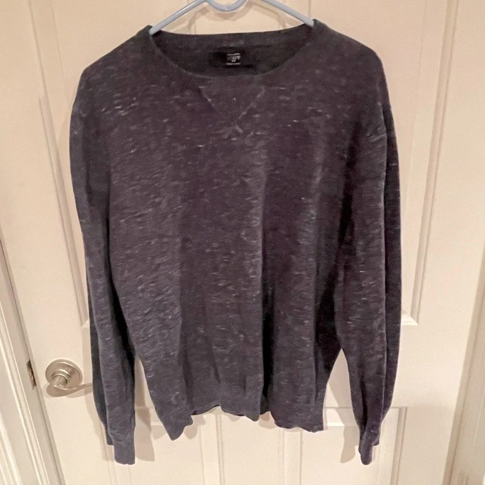 J.Crew Mens Sz L crewneck sweater Guc b718